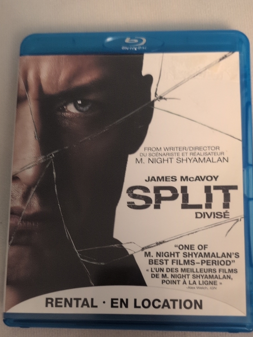 Split Blu-Ray (Bilingual Canadian Edition) - James McAvoy / M. Night Shyamalan
